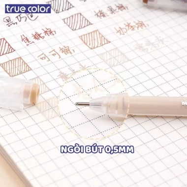 Hộp 9 Bút Bi Mực Gel Morandi - Nhiều Màu Đánh Dấu, Highlight, TakeNote, Giá ưu đãi 35.000₫ 8