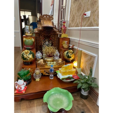 Hộp 92 nén nhang thảo mộc thiên nhiên - Nhang Thần Tài vàng tài lộc cao cấp, 18.000₫