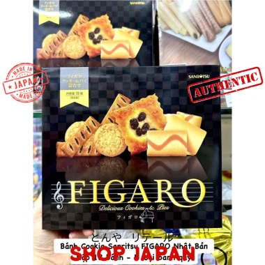 Hộp bánh tết Nhật Bản Cookie Sanritsu FIGARO 18 bánh - Giá ưu đãi 180.000đ