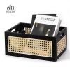 Hộp bảo quản gỗ chắc chắn Retro - Giỏ sách, đồ ăn nhẹ, mỹ phẩm, trang trí nhà, giảm giá 216.432 VND 5