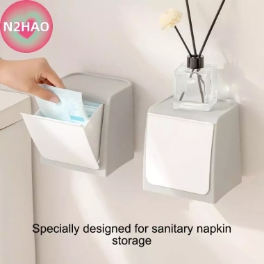 Hộp Bảo Quản N2HAO Treo Tường Phòng Tắm Không Đục Lỗ - Buet, Khăn Kinh Nguyệt, Khăn Giấy, Giá Ưu Đãi 127.820 8 Hộp Bảo Quản N2HAO Treo Tường Phòng Tắm Không Đục Lỗ - Buet, Khăn Kinh Nguyệt, Khăn Giấy, Giá Ưu Đãi 127.820 8