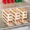 Hộp bảo quản trứng 4 tầng tự động trượt xuống, khay đựng trứng cho tủ lạnh nhà bếp, giá chỉ 27.000₫ 2