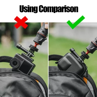 Hộp bảo vệ Mini chống sốc Carabiner cho GoPro Hero 12-7 - Vỏ cứng camera thể thao