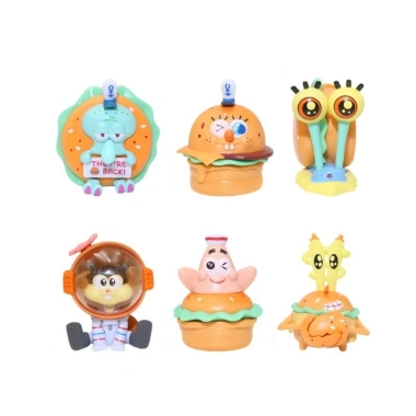 Hộp Bí Ẩn SpongeBob 6 Burger Series Bạch Tuộc Búp Bê Trang Trí Xe Hơi 152.900₫