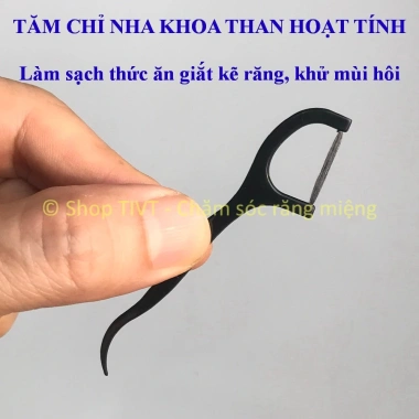 Hộp bỏ túi 10 tăm răng nhựa 2 đầu, đầu tăm và chỉ nha khoa, vệ sinh răng, 35.000 VND