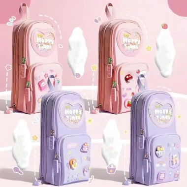 Hộp bút balo 3 lớp 6 ngăn charm 3D xinh xắn - Túi đựng bút bé gái, giá 67.900 9 Hộp bút balo 3 lớp 6 ngăn charm 3D xinh xắn - Túi đựng bút bé gái, giá 67.900 9