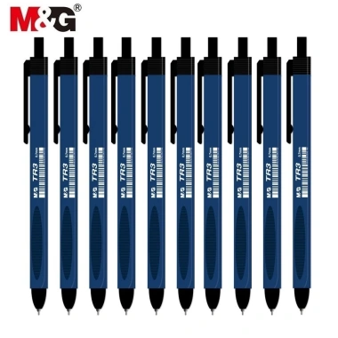 Hộp bút bi dầu TR3 M&G ABPW3.072 ngòi 0.7mm Bút Semi Gel đa chất liệu, chỉ 58.000₫ 10 Hộp bút bi dầu TR3 M&G ABPW3.072 ngòi 0.7mm Bút Semi Gel đa chất liệu, chỉ 58.000₫ 10