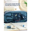 Hộp bút chì Denim chống bụi, túi Dopamine màu tương phản, dung tích lớn - 88.020₫ 8