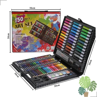 Hộp bút màu 150 chi tiết cho bé yêu - Tô màu nước đáng yêu, chỉ 63.500₫