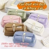 Hộp bút Nhật, túi bút vải bố nhiều ngăn dung tích lớn cho học sinh giá 61.000 VND