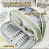 Hộp bút Nhật, túi bút vải bố nhiều ngăn dung tích lớn cho học sinh giá 61.000 VND 3
