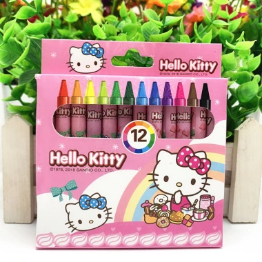 Hộp Bút Sáp 12 Màu Hoạ Tiết Đáng Yêu Cho Bé Mẫu Giáo FREESHIP Giá 11.987₫