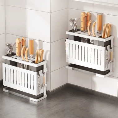 Hộp cài dao kéo đa năng đựng đũa kim loại sơn tĩnh điện sang trọng - 190k
