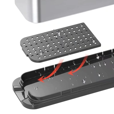 Hộp cắm dao kéo inox không gỉ 1.206 - Đựng đũa thìa, thoát nước, giá ưu đãi 265.500₫
