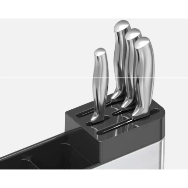 Hộp cắm dao kéo inox không gỉ 1.206 - Đựng đũa thìa, thoát nước, giá ưu đãi 265.500₫