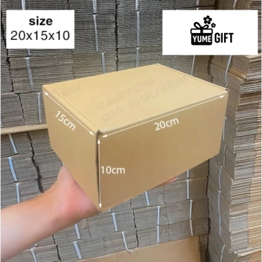 Hộp Carton Nắp Gài Siêu Cứng Size Gói Hàng, Quà Tặng Handmade, Đựng Quần Áo & Mỹ Phẩm 25k