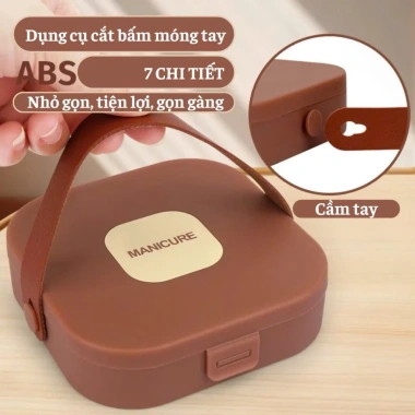 Hộp cắt móng tay 8 món thép không gỉ - Đầy đủ, bền bỉ, giảm giá 60.500₫ 6