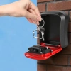Hộp chìa khóa treo tường di động - Bảo mật 4 số, chống nước, lý tưởng cho văn phòng 2
