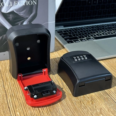 Hộp chìa khóa treo tường di động - Bảo mật 4 số, chống nước, lý tưởng cho văn phòng 6