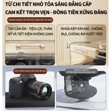 Hộp Chống Ẩm Máy Ảnh Camera Du Lịch Chính Hãng - Chống Sốc, Chống Mốc Cao Cấp Giá 120.750 4 Hộp Chống Ẩm Máy Ảnh Camera Du Lịch Chính Hãng - Chống Sốc, Chống Mốc Cao Cấp Giá 120.750 4