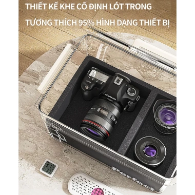 Hộp Chống Ẩm Máy Ảnh Camera Du Lịch Chính Hãng - Chống Sốc, Chống Mốc Cao Cấp Giá 120.750 7 Hộp Chống Ẩm Máy Ảnh Camera Du Lịch Chính Hãng - Chống Sốc, Chống Mốc Cao Cấp Giá 120.750 7