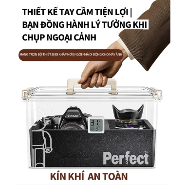 Hộp Chống Ẩm Máy Ảnh Camera Du Lịch Chính Hãng - Chống Sốc, Chống Mốc Cao Cấp Giá 120.750
