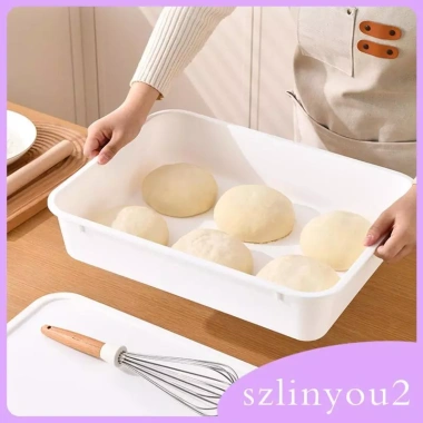 Hộp chống bột Pizza gia đình, khay chống dính có nắp, thực phẩm tươi, giá 292.600₫ 8