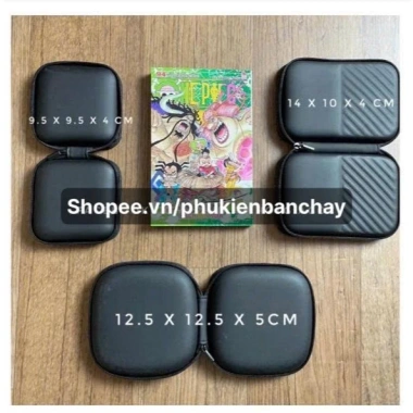 Hộp chống sốc cho phụ kiện Anbernic Miyoo: túi sạc, cáp, tai nghe, ổ cứng di động, chống nước - Giá chỉ 11.000₫