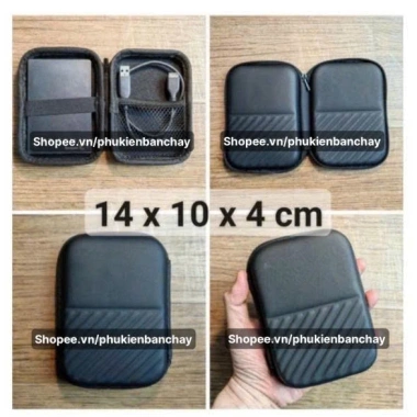 Hộp chống sốc cho phụ kiện Anbernic Miyoo: túi sạc, cáp, tai nghe, ổ cứng di động, chống nước - Giá chỉ 11.000₫