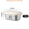 Hộp Chữ Đông Ăn Dặm Inox 304 110ml Nắp Đậy Chống Gỉ An Toàn Đựng Gia Vị - 27.5k 9