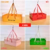 Hộp chữ nhật nắp mica kèm dây xách Đựng hoa quả quà tặng giá xưởng SX 35.000 2
