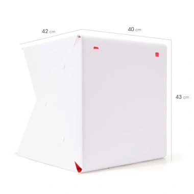 Hộp chụp sản phẩm 40x40 cm có đèn LED + 4 phông nền rời - Giá ưu đãi 200.000 VND