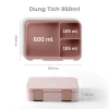 Hộp Cơm Bento trẻ em nhiều ngăn – Đi học, đi chơi, du lịch giá ưu đãi 489.000 đồng 5