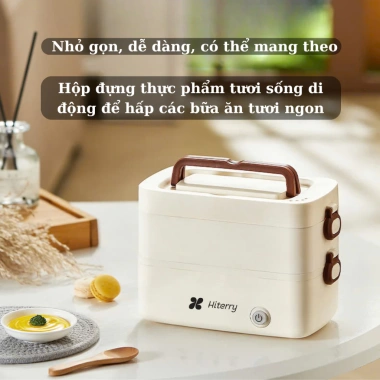 Hộp Cơm Cắm Điện 3M Cà Mên Giữ Nhiệt 250W Lõi Inox 304 Chống Tràn Bảo Hành 12 Tháng Giá 268k