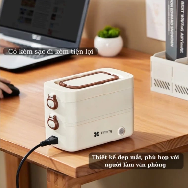 Hộp Cơm Cắm Điện 3M Cà Mên Giữ Nhiệt 250W Lõi Inox 304 Chống Tràn Bảo Hành 12 Tháng Giá 268k