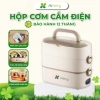 Hộp cơm cắm điện đa năng 2 tầng 4 ngăn giữ nhiệt – cao cấp, hâm nóng nhanh cho văn phòng & du lịch, giá 268k