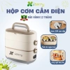 Hộp cơm cắm điện đa năng 2 tầng 4 ngăn giữ nhiệt – cao cấp, hâm nóng nhanh cho văn phòng & du lịch, giá 268k 2
