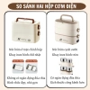 Hộp cơm cắm điện đa năng 2 tầng 4 ngăn giữ nhiệt – cao cấp, hâm nóng nhanh cho văn phòng & du lịch, giá 268k 9