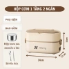 Hộp cơm cắm điện đa năng 2 tầng 4 ngăn giữ nhiệt – cao cấp, hâm nóng nhanh cho văn phòng & du lịch, giá 268k 10