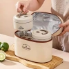 Hộp cơm giữ nhiệt Inox 304 4 hộp và 3 hộp lòng, tặng thìa đũa, túi cách nhiệt - Giá 26.500 VND 8