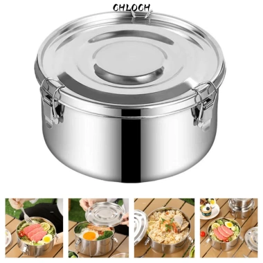 Hộp Cơm Trưa CHLOCH Inox 304 Tròn – Dung tích lớn, kín tươi, chống rò rỉ, phù hợp dã ngoại