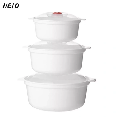 Hộp cơm trưa vi sóng NELO đa chức năng, trong suốt, thân thiện môi trường – chỉ 58.520₫