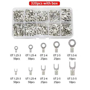 Hộp cos 320 chiếc - Đầu cuối nối dây, cos tròn, cos Y, kìm bấm cos - Giá 72.750₫ 2 Hộp cos 320 chiếc - Đầu cuối nối dây, cos tròn, cos Y, kìm bấm cos - Giá 72.750₫ 2