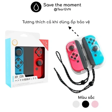 Hộp cứng Akitomo bảo vệ Joy‑con Switch OLED/1, nam châm mở nhanh, 140k