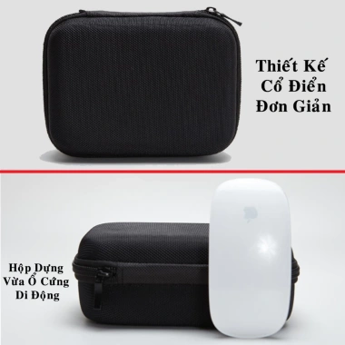 Hộp Cứng Bảo Vệ Phụ Kiện Điện Thoại & Laptop - Đựng Tai Nghe, Củ Sạc, Pin Dự Phòng, Ổ Cứng, Cáp USB, Giá 75.000 3