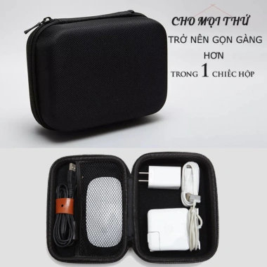 Hộp Cứng Bảo Vệ Phụ Kiện Điện Thoại & Laptop - Đựng Tai Nghe, Củ Sạc, Pin Dự Phòng, Ổ Cứng, Cáp USB, Giá 75.000 5