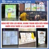Hộp Đèn LED Quảng Cáo Siêu Mỏng, Menu Kích Thước, Thay Ảnh Dễ Dàng, Khung Tranh Điện Bàn và Treo Tường giá 190k