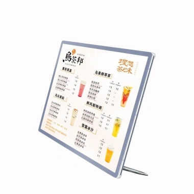 Hộp Đèn LED Quảng Cáo Siêu Mỏng, Menu Kích Thước, Thay Ảnh Dễ Dàng, Khung Tranh Điện Bàn và Treo Tường giá 190k 5