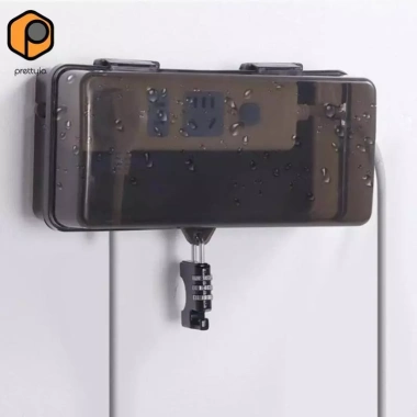 Hộp Điện Ngoài Trời Khóa Chống Thấm Nước - Ổ Cắm An Toàn, Giá Giảm 104.500₫