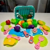 Hộp đồ chơi cắt hoa quả rau củ nhựa 30 chi tiết kèm giỏ đựng, giá 130.000 VND 2